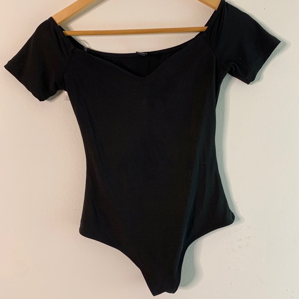 off the shoulder bodysuit